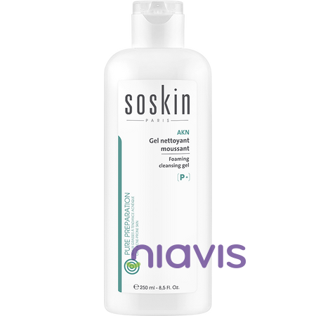 SOSKIN Gel Spumant de Curatare AKN 250ml
