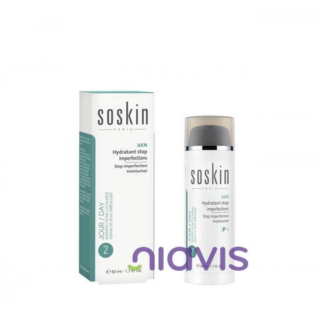 SOSKIN Crema Hidratanta Stop Imperfectiuni Akn 50ml