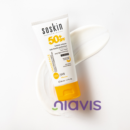 SOSKIN Crema Solara Fluida cu Protectie foarte Ridicata SPF50+ LTX 50ml