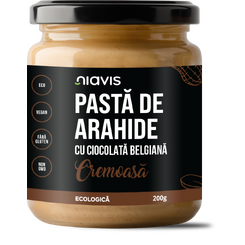 Pasta de Arahide cu Ciocolata Belgiana Cremoasa Ecologica/BIO 200g