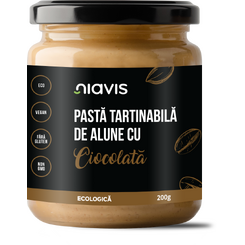 Pasta Tartinabila de Alune cu Ciocolata Eologica/BIO 200g