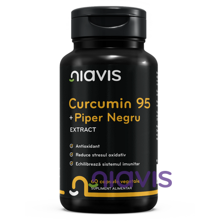 Niavis Curcumin 95 + Piper Negru Extract 60cps