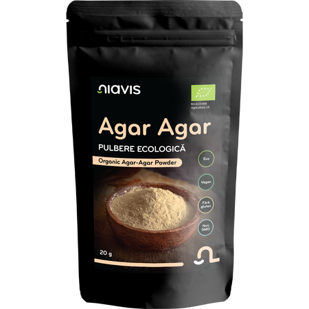 Niavis Agar - Agar Pulbere Ecologica /BIO 20g