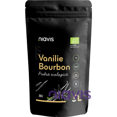Niavis Vanilie de Bourbon Pulbere Ecologica /BIO 20g