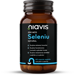 Seleniu Natural 200mcg 60 cps