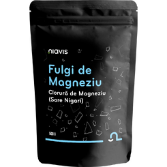 Niavis Fulgi de Magneziu pentru Baie (Sare Nigari) 500g