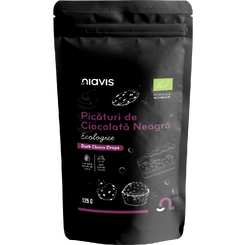 Picaturi de Ciocolata Neagra Ecologice/BIO 125g