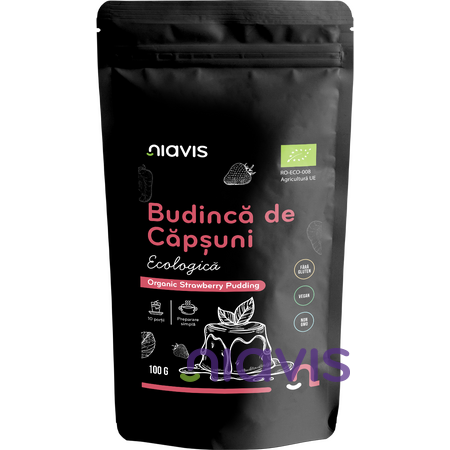 Niavis Budinca de Capsuni fara Gluten Ecologica/BIO 100g