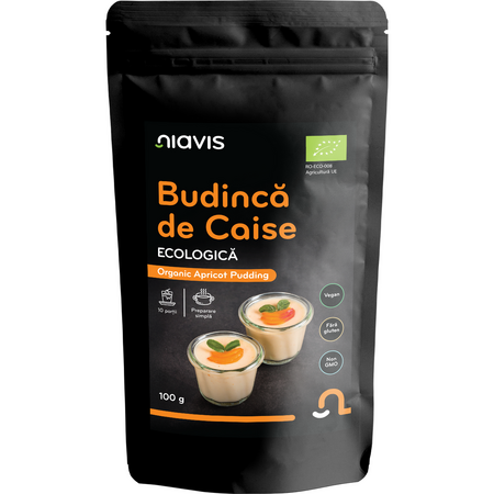 Niavis Budinca de Caise fara Gluten Ecologica/BIO 100g