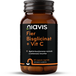 Fier Bisglicinat + Vitamina C 60cps