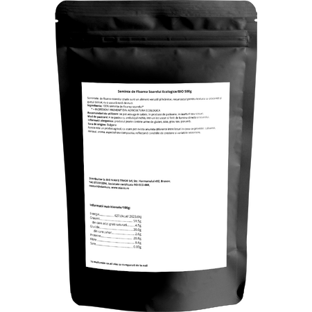 Niavis Seminte de Floarea Soarelui Ecologice 500g