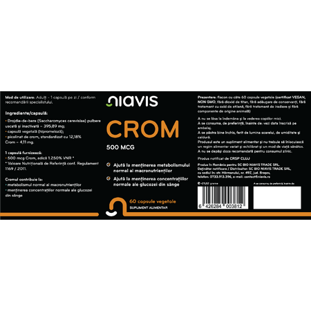 Niavis Crom 500mcg 60cps