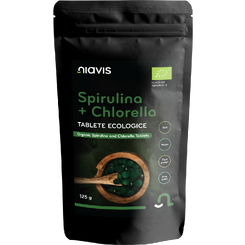 Magazin naturist: Producator / Distribuitor de produse naturiste, Niavis Spirulina + Chlorella Tablete Ecologice/BIO 125g, 2 , Niavis