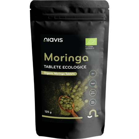 Niavis Moringa Tablete Ecologice/BIO 125g