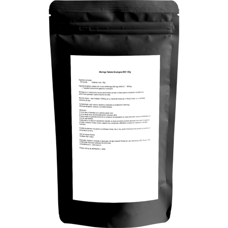 Niavis Moringa Tablete Ecologice/BIO 125g