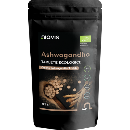 Niavis Ashwagandha Tablete Ecologice/BIO 125g