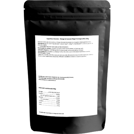 Niavis SuperDuo Granola - Mango & Coacaze Negre Ecologica 250g