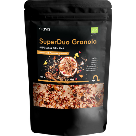 Niavis SuperDuo Granola - Ananas & Banana Ecologica 250g