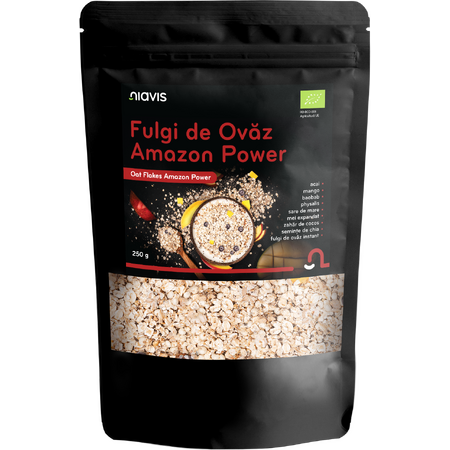 Niavis Fulgi de Ovaz Amazon Power Ecologici 250g