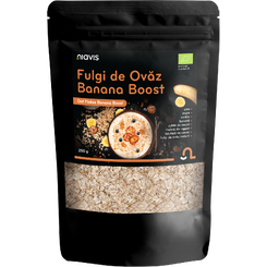 Magazin naturist: Producator / Distribuitor de produse naturiste, Niavis Fulgi de Ovaz Banana Boost Ecologici 250g, 2 , Niavis