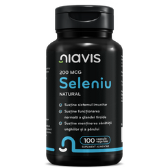 Seleniu Natural 200mcg 100 cps