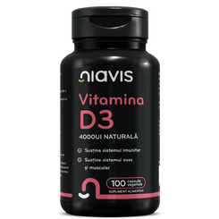 Vitamina D3 4000ui Naturala 100 cps