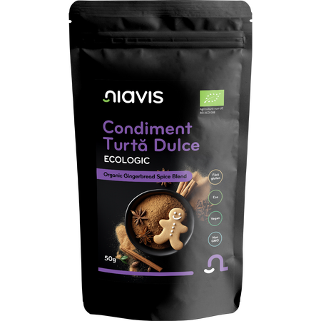Niavis Condiment Turta Dulce Ecologic/Bio 50g