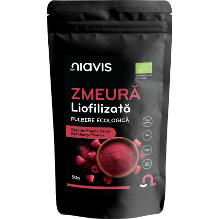 Niavis Zmeura Liofilizata Pulbere Ecologica/BIO 50g