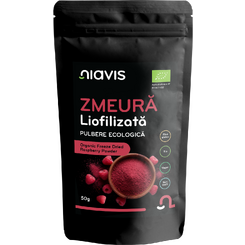 Magazin naturist: Producator / Distribuitor de produse naturiste, Niavis Zmeura Liofilizata Pulbere Ecologica/BIO 50g, 11 , Niavis