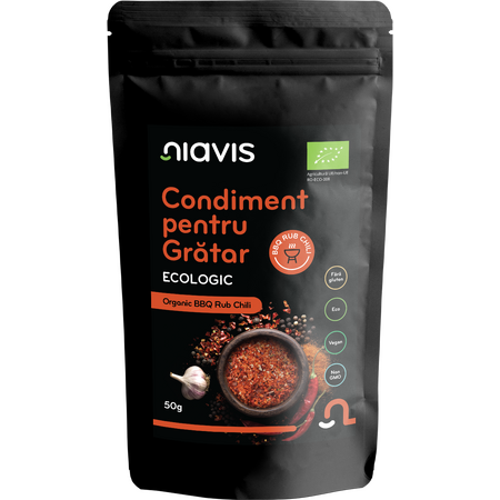Niavis Condiment Pentru Gratar Ecologic/BIO 50g