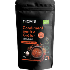 Magazin naturist: Producator / Distribuitor de produse naturiste, Niavis Condiment Pentru Gratar Ecologic/BIO 50g, 6 , Niavis