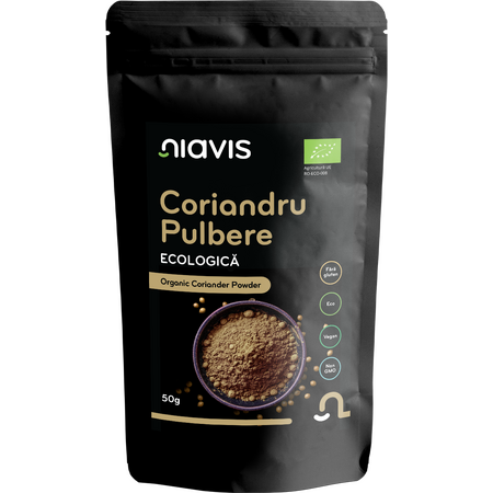 Niavis Coriandru Pulbere Ecologica/BIO 50g