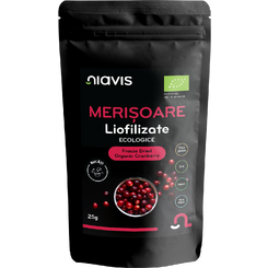Merisoare Liofilizate Bucati Ecologice/BIO 25g