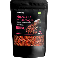 Magazin naturist: Producator / Distribuitor de produse naturiste, Niavis Granola FIT + Adaptogeni Ecologica/BIO 200g, 6 , Niavis