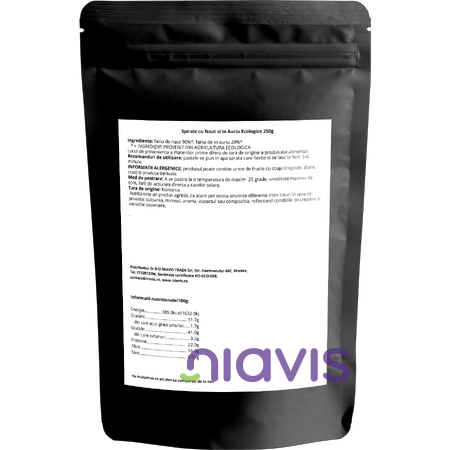 Niavis Spirale cu Naut si In Auriu Ecologice 250g