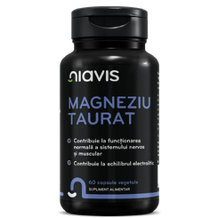 Magazin naturist: Producator / Distribuitor de produse naturiste, Niavis Magneziu Taurat 60cps, 5 , Niavis
