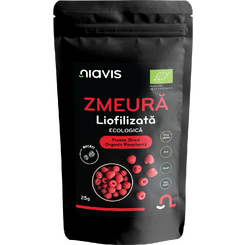 Magazin naturist: Producator / Distribuitor de produse naturiste, Niavis Zmeura Liofilizata Bucati Ecologica/BIO 25g, 2 , Niavis