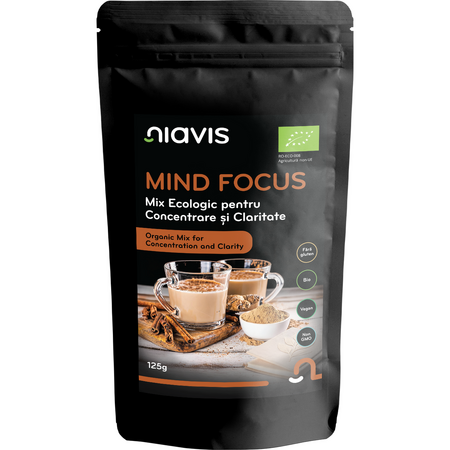 Niavis MIND FOCUS - Mix Ecologic pentru Concentrare si Claritate 125g