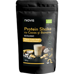 Magazin naturist: Producator / Distribuitor de produse naturiste, Niavis Protein Shake cu Cocos și Banane Ecologic/BIO 125g, 4 , Niavis